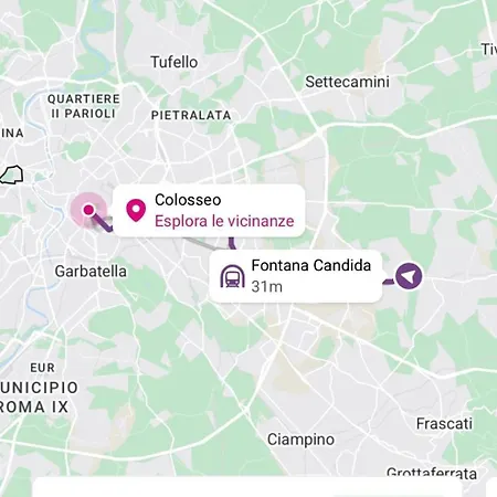 Casa Host , Fontana Candida Metro C, Vicino Tor Vergata * 罗马